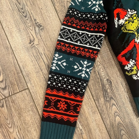 Kids Grinch Ugly Christmas Sweater L 2024 🎄Grow Your Heart 3 Sizes - Picture 2 of 8